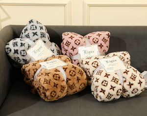 Sang trọng Thỏ lông ném chăn 100% polyester đôi ply mềm Sofa giường Nap màu be-nâu kích cỡ khác nhau bao gồm 160*200cm Nap - Product Image 6