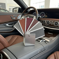 Cuir PU en microfibre écologique pour sellerie automobile, avec support haute densité, pour sièges de voiture, canapés et meubles