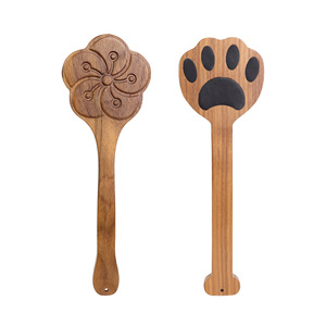 Pagaie de fessée SM en bois de noyer-Jouet BDSM de conception de patte de chat pour jouer en couple - Product Image 6