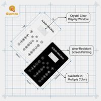 Panel Frontal Acrílico de Alta Calidad con Diseño Personalizado, Mecanizado CNC y Serigrafía para Cerraduras Inteligentes y Interruptores de Pantalla Táctil