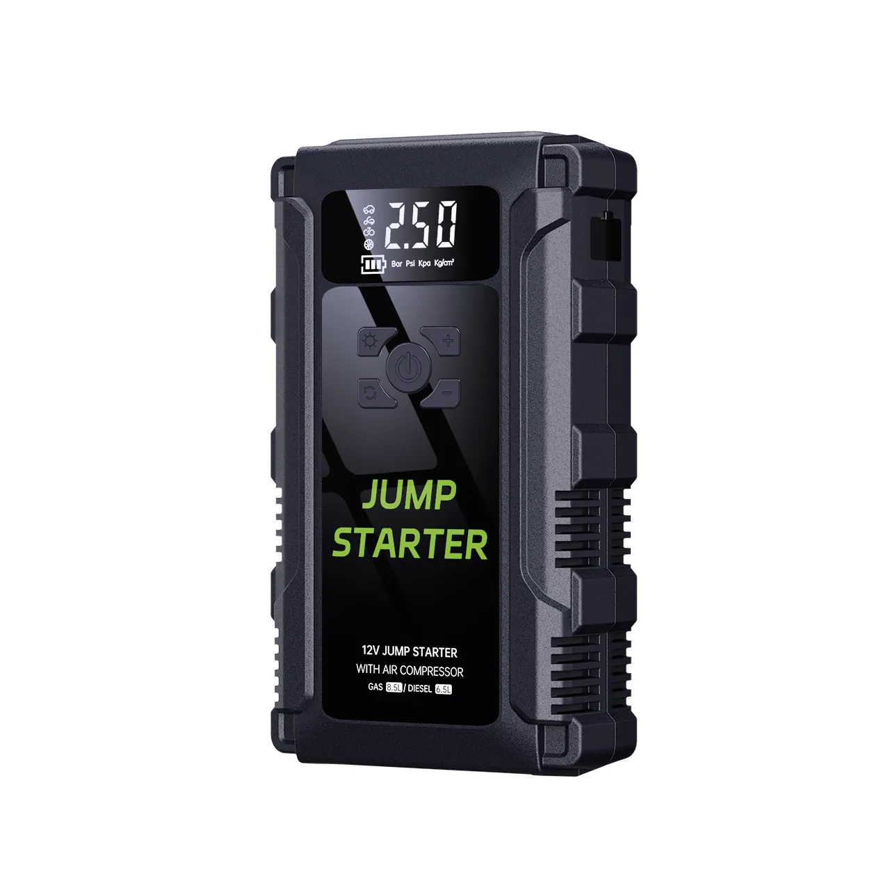 Lítio Jump Starter com Carro Bomba de Ar Portátil Carro Jump Starter com Compressor De Ar Bateria Jump Starter com Pneu Inflator