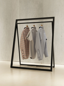 Bàn làm tổ di động với giá treo tường để trưng bày cửa hàng quần áo để trưng bày cửa sổ cửa hàng - Product Image 5