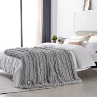 Couverture chauffante électrique en gros pour la maison et le bureau, lavable en machine, certifiée Intertek, couverture chauffante électrique pour télévision
