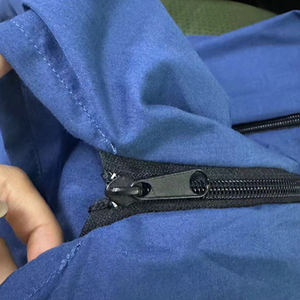 Doublure de sac de couchage en poly coton léger avec fermeture éclair feuille de doublure de sac de couchage rose pour le camping - Product Image 4