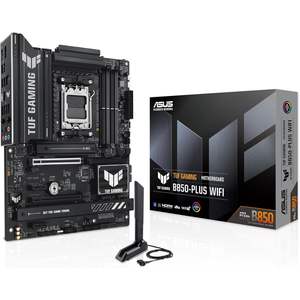 Carte mère TUF Gaming B850-PLUS WiFi AM5 DDR5 8000 ATX Aura RGB 2.5G LAN pour emplacements DP M2 SATA - Product Image 1