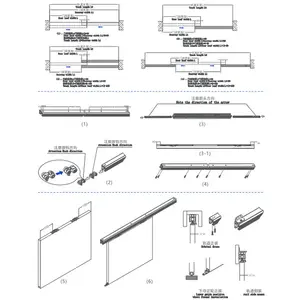 High Quality Pocket Door 4 Wheel Roller Sliding Door System