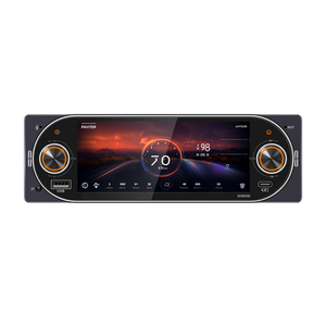 เครื่องเล่นมัลติมีเดียในรถยนต์ MP5 1 Din ขนาด 6.86 นิ้ว รองรับ Wireless Carplay และ Android Auto พร้อมวิทยุ FM ช่อง USB และการ์ด TF - Product Image 2