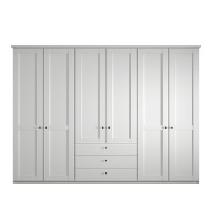 <b>Wardrobe</b> Cabinet <b>White</b> Door Solid Wood French Style <b>Bedroom</b> Furniture Customized Whole House Shenzhen Dongguan Export - Product Image 1
