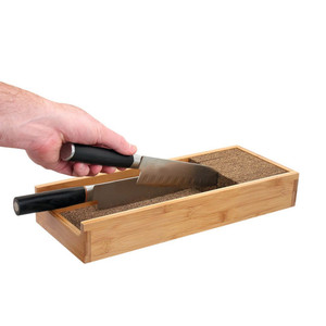 Dao Từ Tính Đựng Dao Trong Nhà Bếp Ngăn Kéo Bằng Tre Thiết Thực Chất Lượng Bán Chạy - Product Image 3