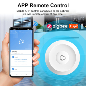 New Released Tuya <b>Smart</b> Water Leak Sensor Detector CR2032 Double-sided Flood Detection Work With Gateway WL-898FZ WL-898FZ Lithi - Product Image 4
