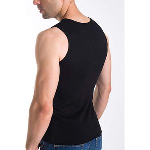 FOXA Camiseta sin mangas térmica de algodón para hombre, ropa interior con forro polar, chaleco sin mangas, cálido y transpirable para invierno - Product Image 3