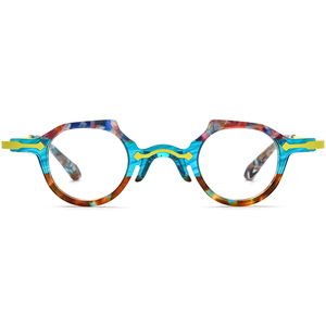 Gafas Borregls con Montura de Acetato y Aleación <span class=keywords><strong>para</strong></span> Hombre, Modelo 2025, Gafas Ovaladas Pequeñas Vintage <span class=keywords><strong>para</strong></span> <span class=keywords><strong>Mujer</strong></span>, Lentes Ópticas Retro 19341 - Product Image 4