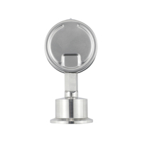 SY YM Premium Custom Logo Vibration Resistant Back Connection Vacuum Diaphragm Pressure Gauge for Fuel Gas Distribution Plants