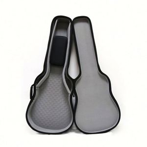 Estuche Rígido Profesional para Instrumentos Musicales, Estuche de Viaje Impermeable para Guitarra Acústica, Funda para Bajo - Product Image 3