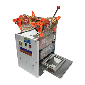 Machine de scellage semi-automatique électrique commerciale pour boîtes en plastique, à pression manuelle, pour film de conservation, pour produits en rouleau - Product Image 1