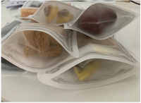 Sachets en feuille PET/BOPP triangulaires personnalisés avec impression en gravure, scellables, de qualité alimentaire pour lait, gâteaux, chewing-gum, sucre