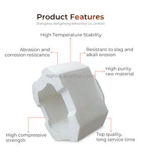 Sintered AZS ईंट zirconium कोरन्डम ईंट ग्लास भट्ठा ब्राउन कोरन्डम आग प्रतिरोधी ईंट - Product Image 4