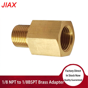 อะแดปเตอร์เซ็นเซอร์วัดแรงดันน้ำมันเชื้อเพลิงรถยนต์ 1/8" NPT ตัวเมีย x 1/8" BSPT ตัวผู้ ข้อต่อทองเหลืองหกเหลี่ยม สำหรับดัดแปลงรถยนต์ - Product Image 5