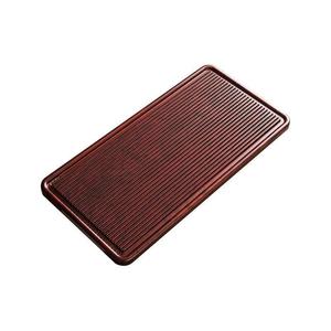 Plateau à thé en bois massif rectangulaire, style chinois traditionnel, table à thé pour infusion à sec, utilisation à domicile ou au bureau - Product Image 2