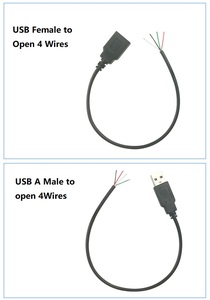 Eternalstarcable สายเคเบิลปลายเปลือย2.0 AM ปรับแต่งได้, สายเคเบิลพีวีซี3A ชาร์จเร็วมัลติฟังก์ชั่นฟรีตัวอย่างชาร์จไฟ - Product Image 3