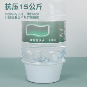 Round Disposable Plastic Soup Bowl Food Grade PP Microwave Safe For Dessert Shops - Product Image 2