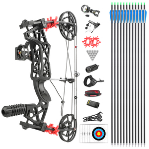 Nighthawk Composite Dual-purpose Steel Ball Bow Small Shooting Outdoor Vehicle-mounted Bow And Arrow Archery Compound Bow - Product Image 3