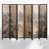 Écran pliable de salle de séjour, 5 ou 6 panneaux, partition décorative