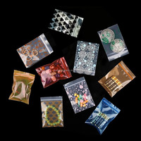 Petits sacs refermables transparents en LDPE avec fermeture éclair pour bijoux, perles, échantillons cosmétiques, supermarché, voyage, pièces détachées portables