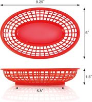 Paniers ovales pour la restauration rapide