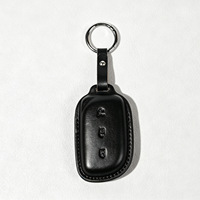 Étui pour clé de voiture, boîte de protection pour clé compatible LYNK&CO 01 02 03 05 06 01 09, étui de protection en cuir pour clé