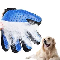 Силиконовая перчатка для вычесывания домашних питомцев, щетка для вычесывания кошек и собак, товары для ухода за шерстью