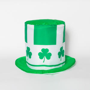 Decoración para Fiestas - Sombreros del Día de San Patricio, Sombreros para Festivales Irlandeses, Sombreros de Fiesta, Todos los Sombreros, Sombreros de Trébol con Hojas Verdes para Festivales - Product Image 1