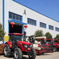 جرار متعدد الأغراض 4×4 للمزارع الصغيرة مع عجلات قابلة للتعديل ومحرك PTO