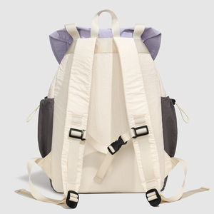 Color Block <b>Drawstring</b> <b>Backpack</b> Water Resistant Casual Outdoor Sports School Travel Daypack - Product Image 3