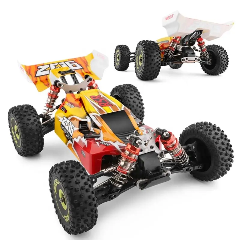 WLtoys XK 1:14th 4WD Zinc Alloy Brushless Rally Dune Buggy 144010 75KM/H High Speed Metal Racing Car
