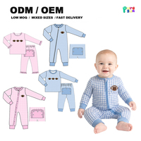 Pyjamas pour filles en coton 100% écologique à carreaux avec broderie de football, qualité Puresun, personnalisables en boutique