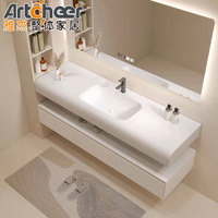 Kabinet Kamar Mandi Koleksi 2026 Menampilkan Kabinet Cermin Kamar Mandi Modern dengan Desain Kabinet Vanity Kamar Mandi LED yang Stylish