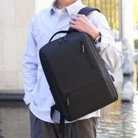 Mochila para Portátil de Viaje Estilo Ejecutivo MKW2020, Unisex, Oxford, con Cierre, Puerto USB, Correa de Hombro Arqueada, 24L, Poliéster