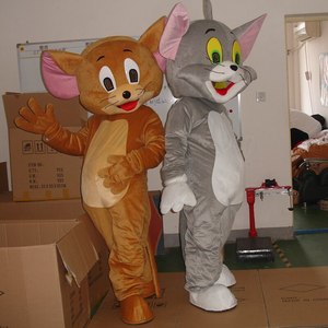 <span class=keywords><strong>Jerry</strong></span> Chuột Và <span class=keywords><strong>Tom</strong></span> Mèo Linh Vật Trang Phục Cosplay Cho Bán Mèo Linh Vật Trang Phục - Product Image 6