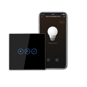 Оптовая продажа Bingoelec Европейский стиль Wifi Tuya настенный Alexa Google Home Dimmer Smart Touch переключатель