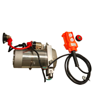 Unité hydraulique OEM DC12V/24V en alliage d'aluminium 16MPa, simple action, simple côté, pour camionnette à ailes volantes, certifiée CE