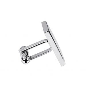 Gemelli da Uomo Rettangolari in Argento 14x19 mm, Accessorio per Abbigliamento Formale - Product Image 2