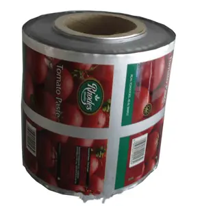 Chất lượng cao nhôm cuộn cho cà chua dán bao bì cho ngành công nghiệp thực phẩm nhôm lá mỏng nhiều lớp cuộn phim