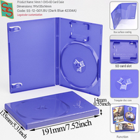 Boîtier de remplacement personnalisé pour jeux PS2, boîte de rangement simple pour DVD avec support pour carte mémoire, housse de protection pour Sony Playstation