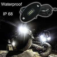 Nouveau système de phares LED pour voiture 12V 6000K avec contrôle par smartphone, indice de protection IP68, 12000 lumens pour véhicules tout-terrain