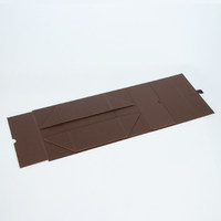 Boîte de rangement pour vêtements en papier plié, fabriquée sur mesure en usine, boîte d'emballage pour chaussures et vêtements avec ruban, impression de logo personnalisée