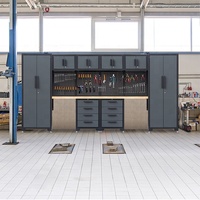 Organisateur modulaire de banc de travail d'armoire à outils de garage d'atelier