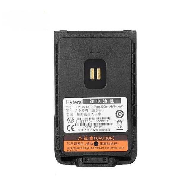 Hytera BL2018 Two Way Radio Walkie Talkie Accessories Support Customization 2000mAh Lithium Ion Battery BD5i Series in Stock