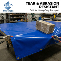 Bâche en PVC robuste et imperméable 500 GSM, bâche industrielle résistante aux déchirures pour couvertures de camions, tentes et agriculture
