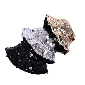 SOLPOP Chapeau Bob Pailleté Brillant pour Femme, Argenté Doré Scintillant, Chapeau Disco Métallique Étincelant pour Fête, Pub, Club, Rave, Casquette de Pêcheur - Product Image 2